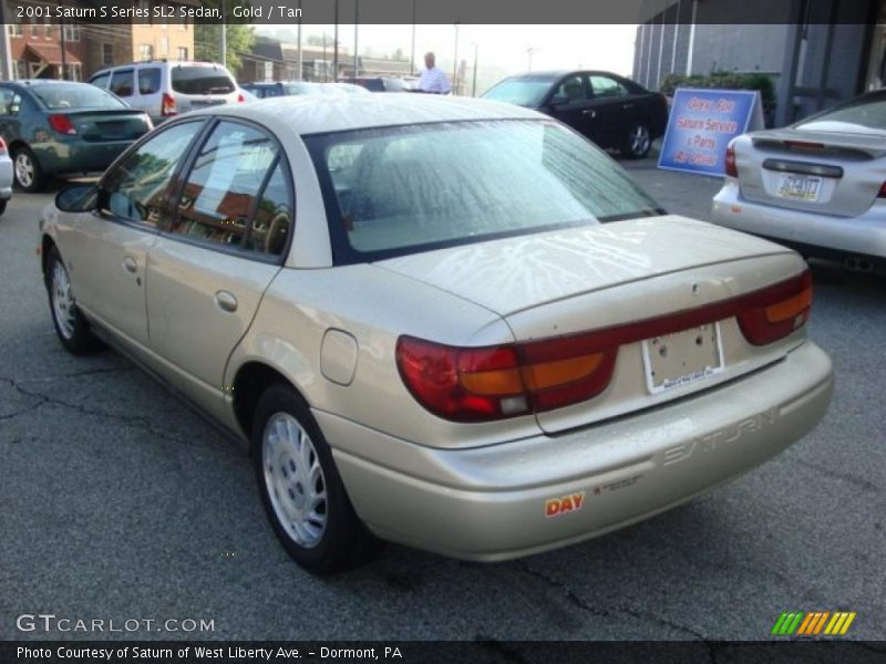 Gold / Tan 2001 Saturn S Series SL2 Sedan