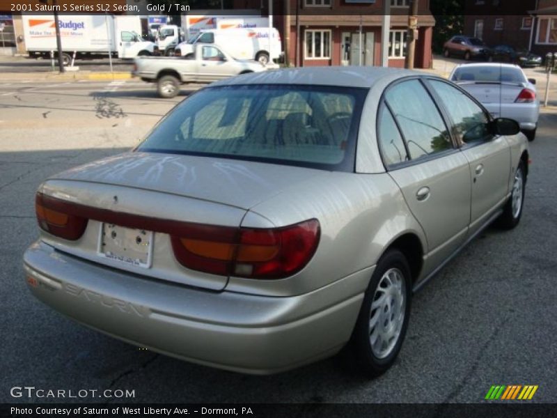 Gold / Tan 2001 Saturn S Series SL2 Sedan