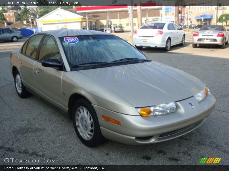 Gold / Tan 2001 Saturn S Series SL2 Sedan