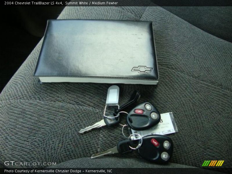 Summit White / Medium Pewter 2004 Chevrolet TrailBlazer LS 4x4