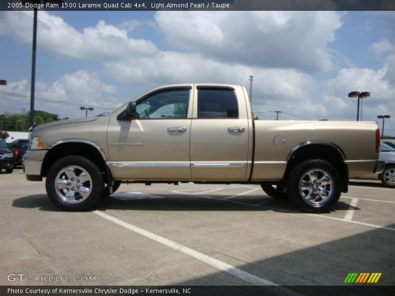 Light Almond Pearl / Taupe 2005 Dodge Ram 1500 Laramie Quad Cab 4x4