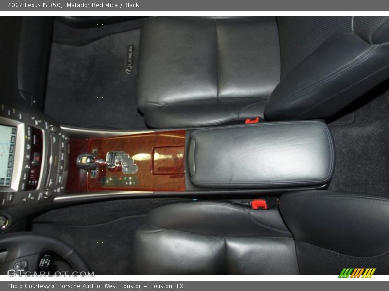 Matador Red Mica / Black 2007 Lexus IS 350