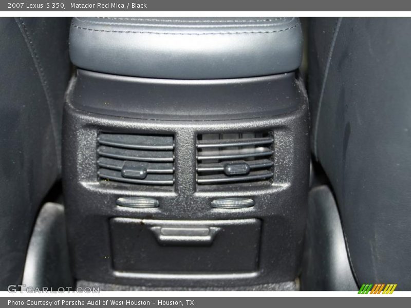 Matador Red Mica / Black 2007 Lexus IS 350
