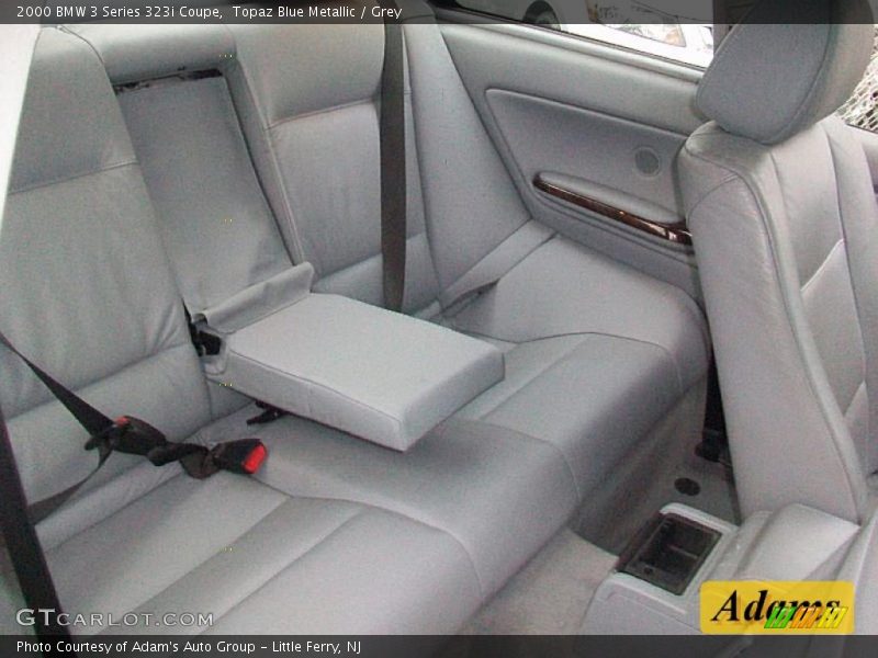 Topaz Blue Metallic / Grey 2000 BMW 3 Series 323i Coupe