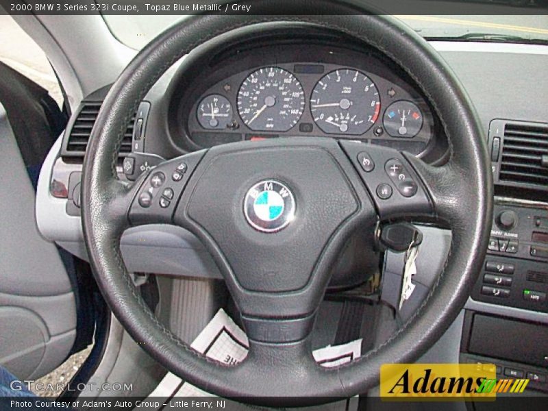 Topaz Blue Metallic / Grey 2000 BMW 3 Series 323i Coupe