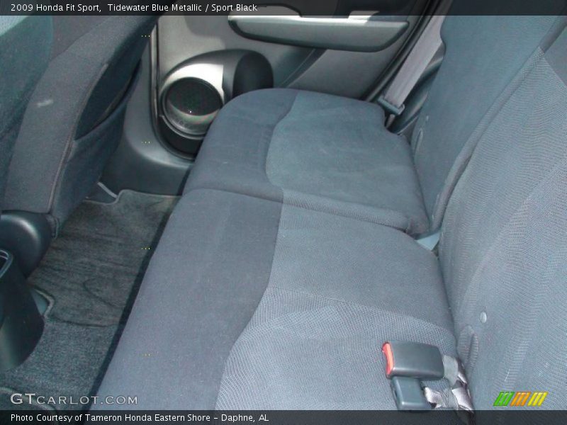 Tidewater Blue Metallic / Sport Black 2009 Honda Fit Sport