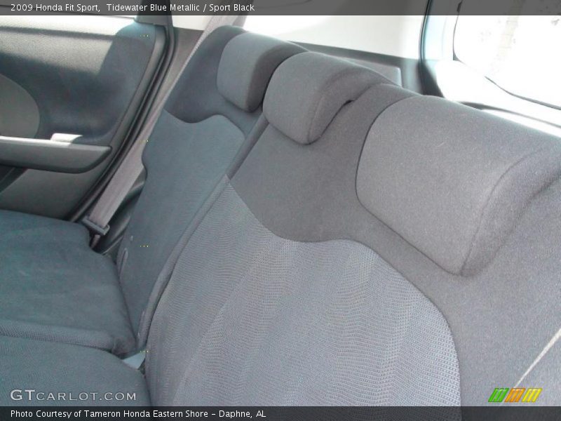 Tidewater Blue Metallic / Sport Black 2009 Honda Fit Sport
