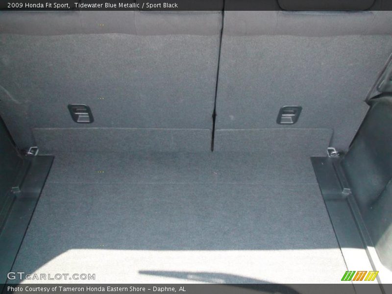 Tidewater Blue Metallic / Sport Black 2009 Honda Fit Sport