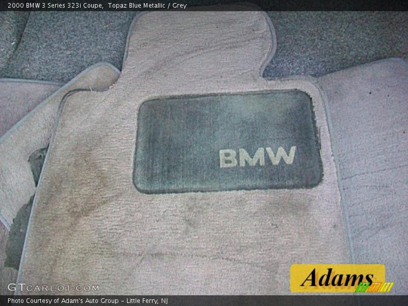 Topaz Blue Metallic / Grey 2000 BMW 3 Series 323i Coupe