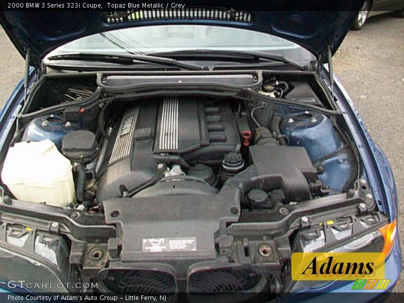 Topaz Blue Metallic / Grey 2000 BMW 3 Series 323i Coupe