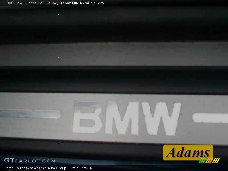 Topaz Blue Metallic / Grey 2000 BMW 3 Series 323i Coupe