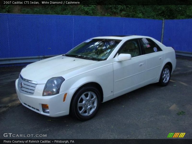 White Diamond / Cashmere 2007 Cadillac CTS Sedan