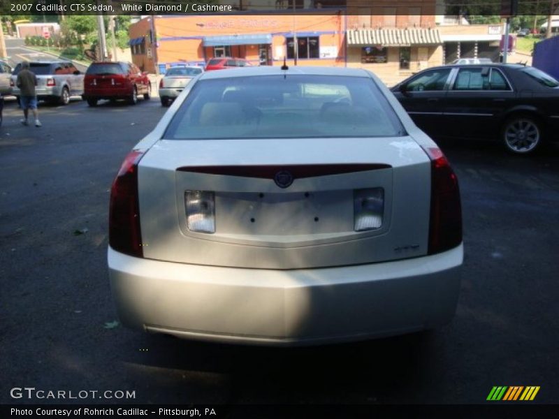 White Diamond / Cashmere 2007 Cadillac CTS Sedan