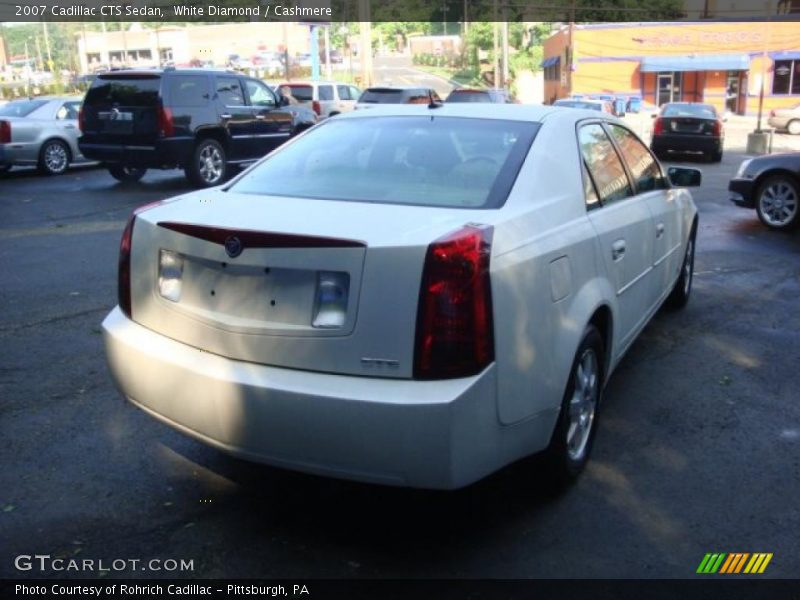 White Diamond / Cashmere 2007 Cadillac CTS Sedan