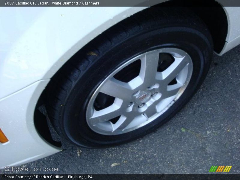 White Diamond / Cashmere 2007 Cadillac CTS Sedan