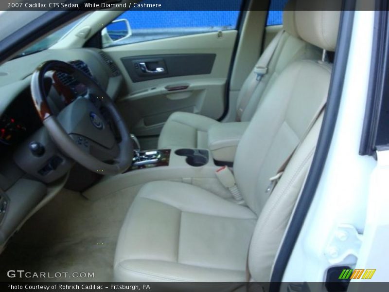 White Diamond / Cashmere 2007 Cadillac CTS Sedan
