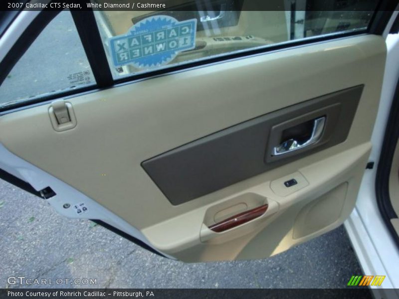 White Diamond / Cashmere 2007 Cadillac CTS Sedan