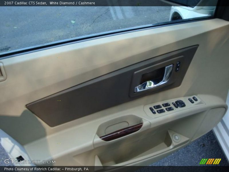 White Diamond / Cashmere 2007 Cadillac CTS Sedan