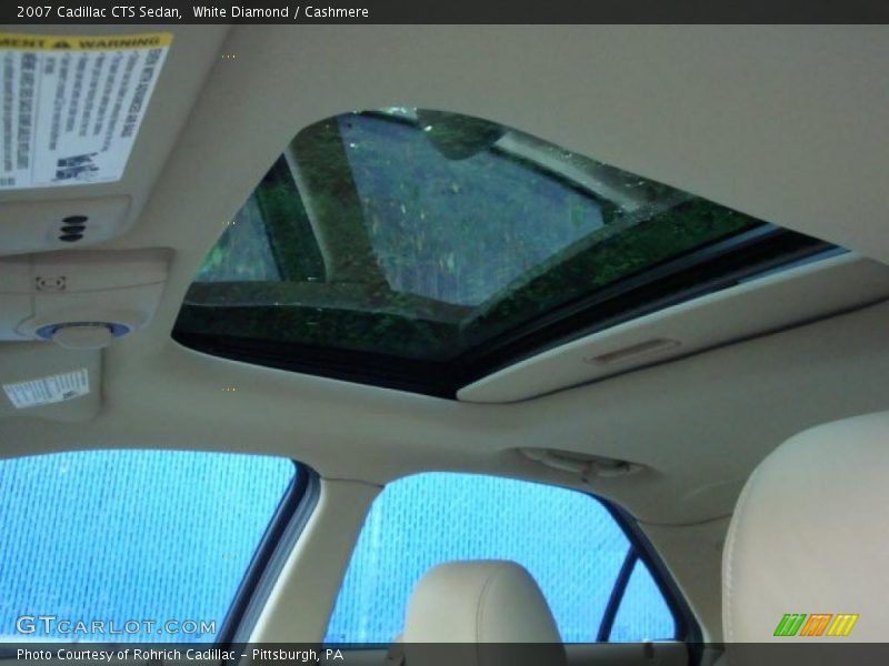 White Diamond / Cashmere 2007 Cadillac CTS Sedan