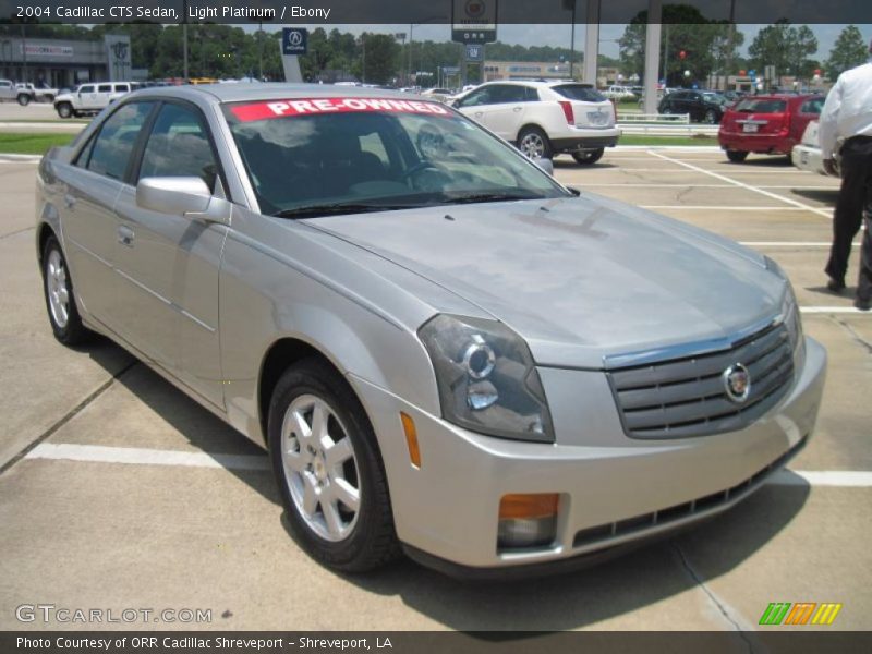 Light Platinum / Ebony 2004 Cadillac CTS Sedan