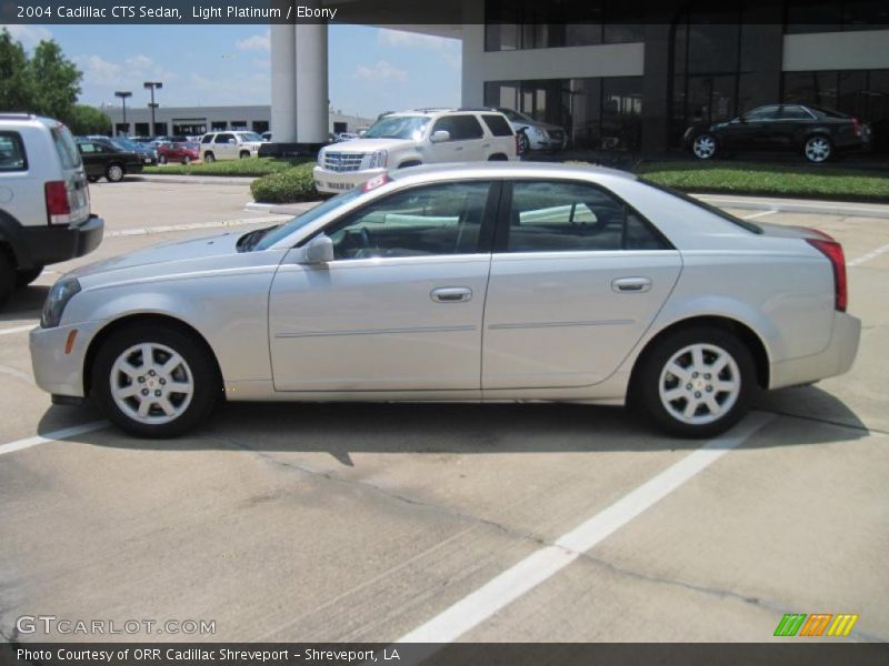 Light Platinum / Ebony 2004 Cadillac CTS Sedan