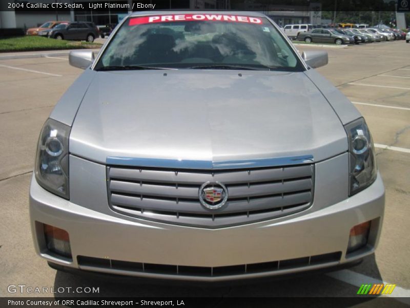 Light Platinum / Ebony 2004 Cadillac CTS Sedan