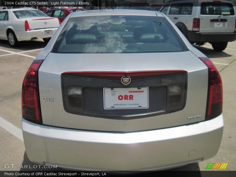 Light Platinum / Ebony 2004 Cadillac CTS Sedan