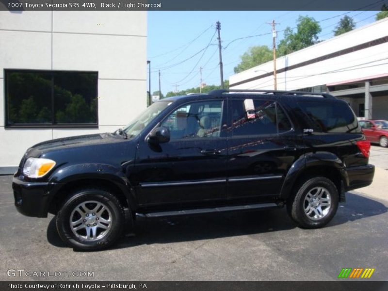 Black / Light Charcoal 2007 Toyota Sequoia SR5 4WD