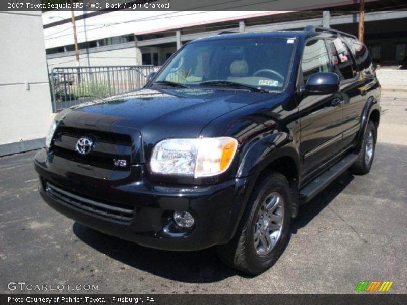 Black / Light Charcoal 2007 Toyota Sequoia SR5 4WD