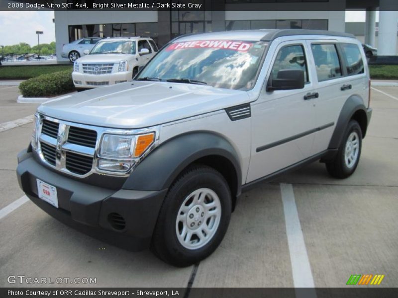 Bright Silver Metallic / Dark Slate Gray 2008 Dodge Nitro SXT 4x4