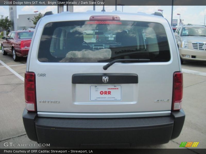 Bright Silver Metallic / Dark Slate Gray 2008 Dodge Nitro SXT 4x4
