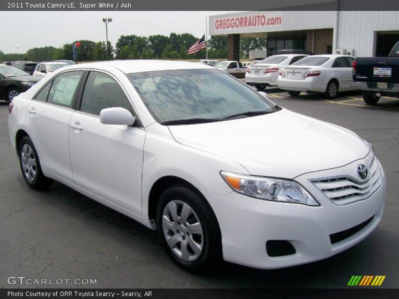 Super White / Ash 2011 Toyota Camry LE
