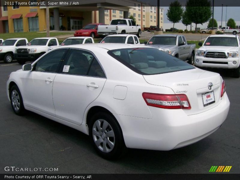 Super White / Ash 2011 Toyota Camry LE