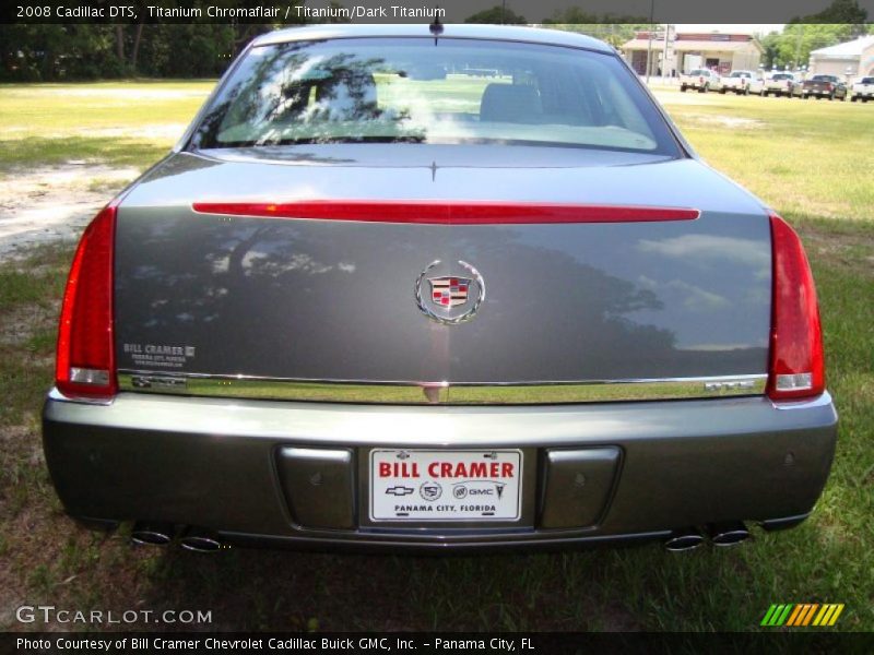 Titanium Chromaflair / Titanium/Dark Titanium 2008 Cadillac DTS