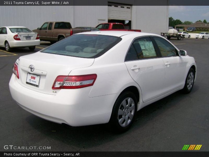 Super White / Ash 2011 Toyota Camry LE