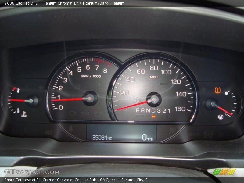 Titanium Chromaflair / Titanium/Dark Titanium 2008 Cadillac DTS