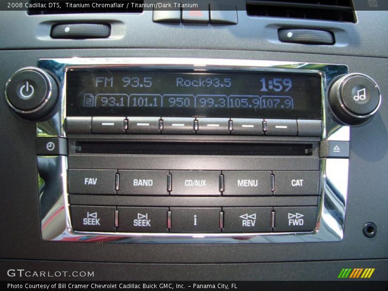 Titanium Chromaflair / Titanium/Dark Titanium 2008 Cadillac DTS