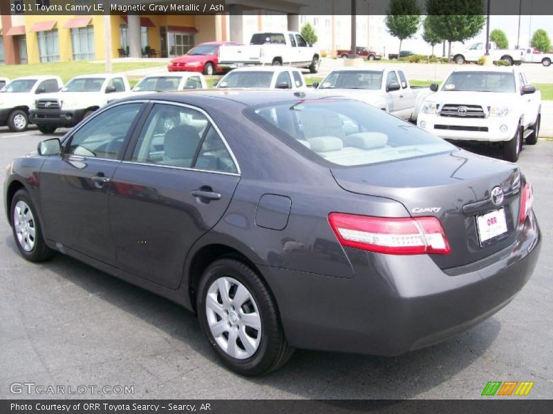 Magnetic Gray Metallic / Ash 2011 Toyota Camry LE