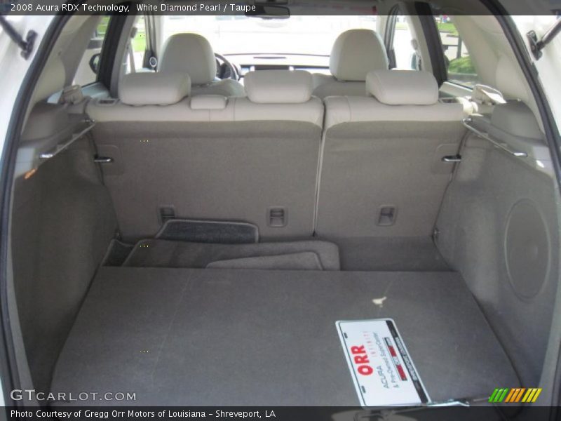 White Diamond Pearl / Taupe 2008 Acura RDX Technology