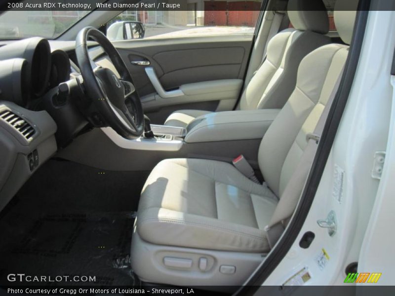 White Diamond Pearl / Taupe 2008 Acura RDX Technology