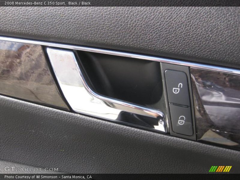 Black / Black 2008 Mercedes-Benz C 350 Sport