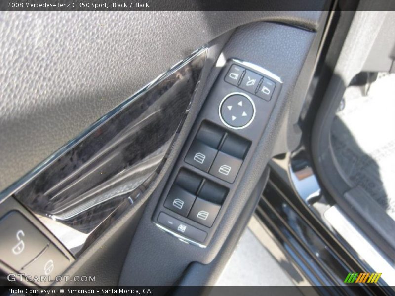 Black / Black 2008 Mercedes-Benz C 350 Sport