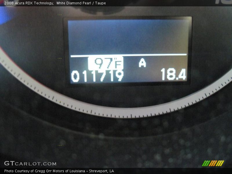 White Diamond Pearl / Taupe 2008 Acura RDX Technology