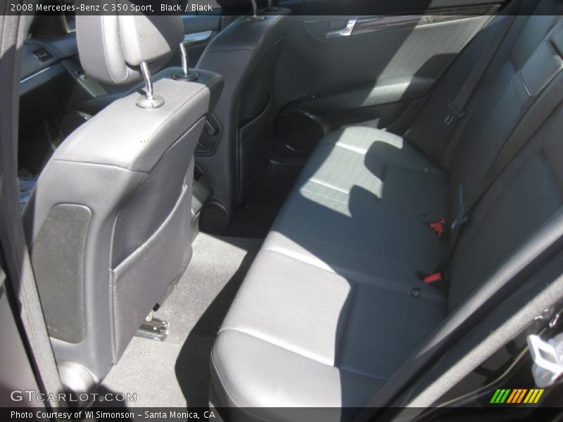 Black / Black 2008 Mercedes-Benz C 350 Sport