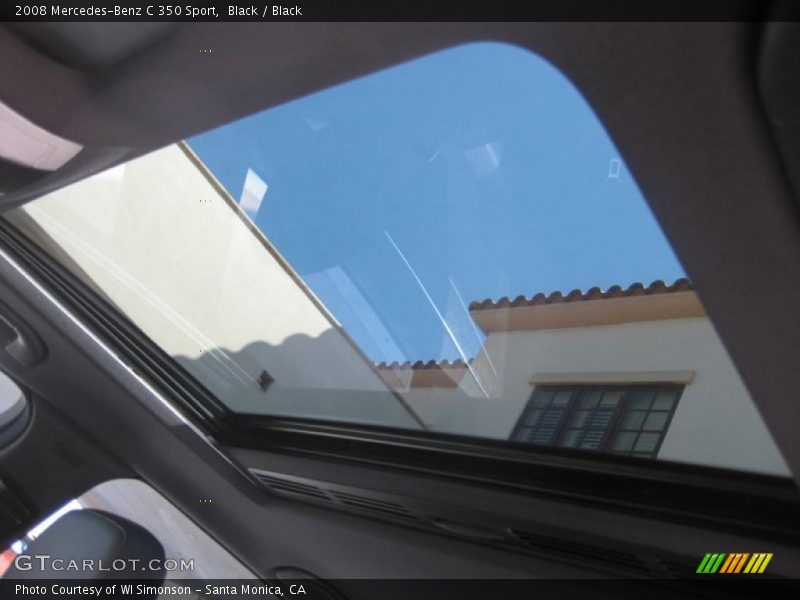 Black / Black 2008 Mercedes-Benz C 350 Sport