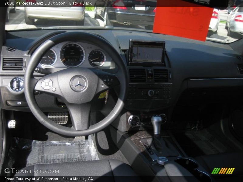 Black / Black 2008 Mercedes-Benz C 350 Sport