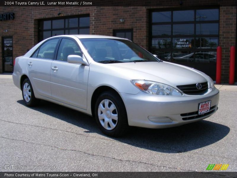 Lunar Mist Metallic / Stone 2004 Toyota Camry LE
