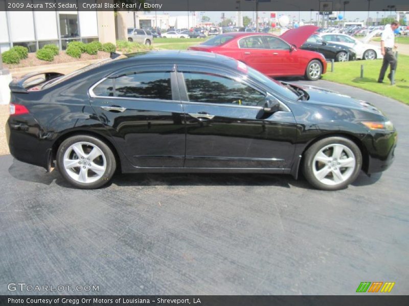 Crystal Black Pearl / Ebony 2009 Acura TSX Sedan