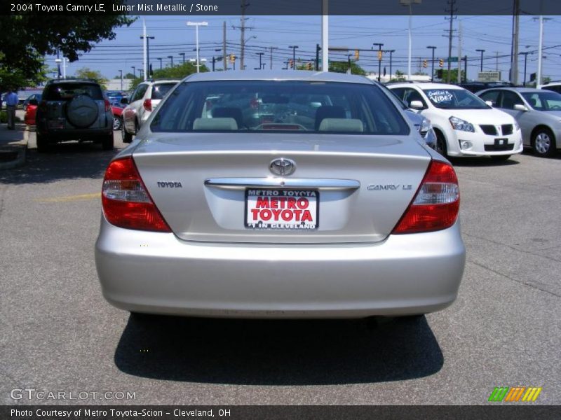 Lunar Mist Metallic / Stone 2004 Toyota Camry LE