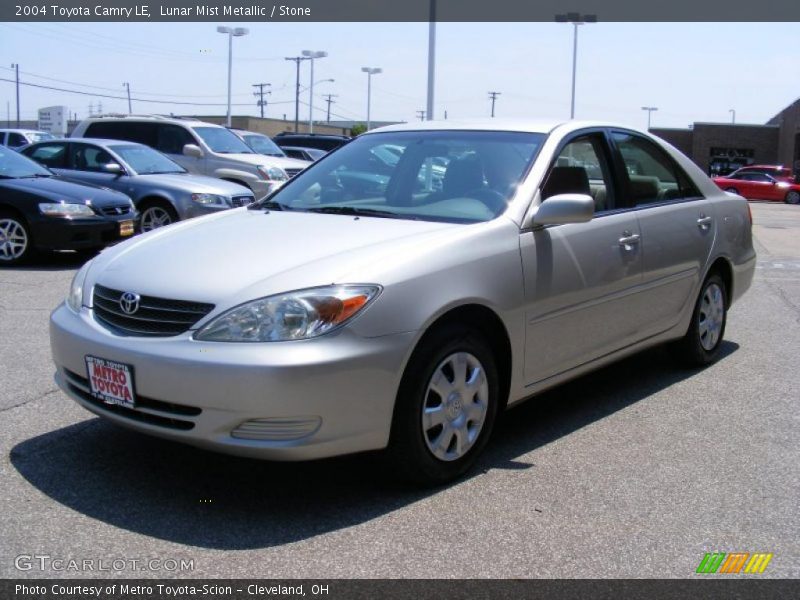 Lunar Mist Metallic / Stone 2004 Toyota Camry LE